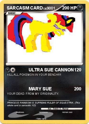 Pokemon SARCASM CARD