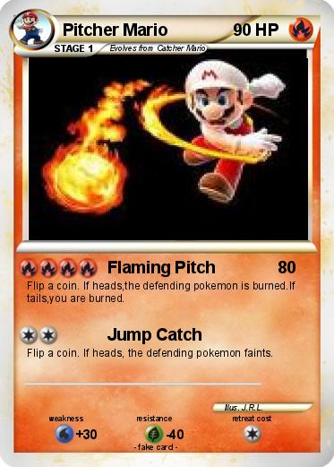 Pokemon Pitcher Mario