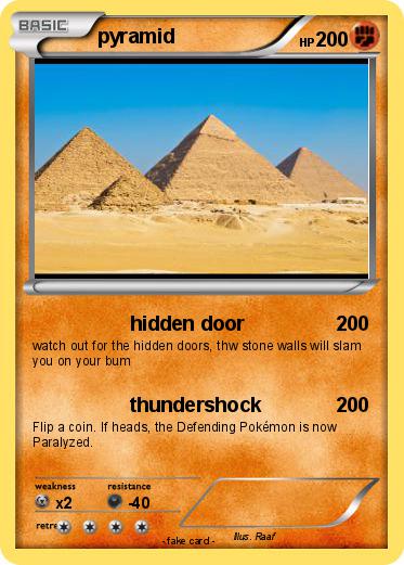 Pokemon pyramid