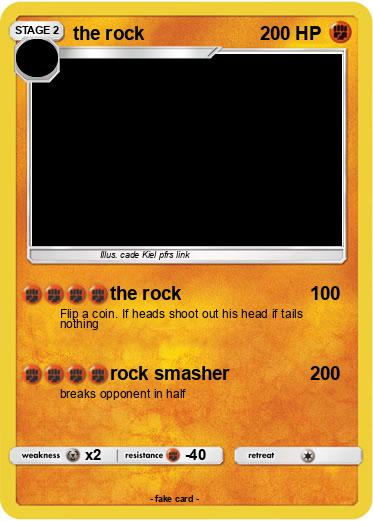 Pokemon the rock