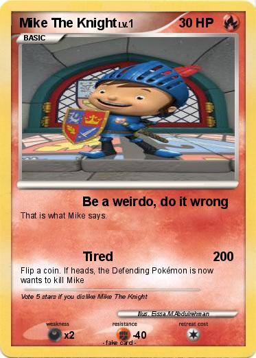 Pokemon Mike The Knight