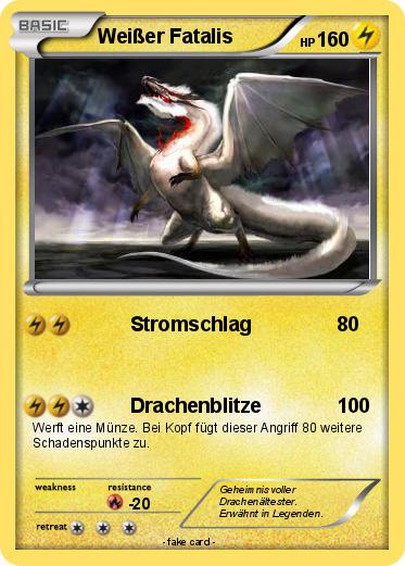 Pokemon Weißer Fatalis