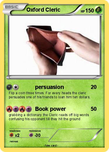 Pokemon Oxford Cleric