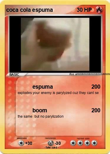 Pokemon coca cola espuma