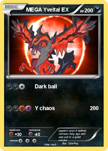 Pokemon MEGA Yveltal EX