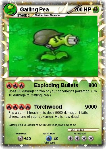 Pokemon Gatling Pea