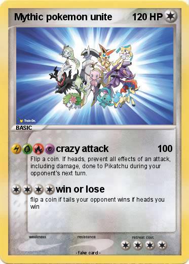 Pokemon Mythic pokemon unite