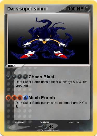 Pokemon Dark super sonic