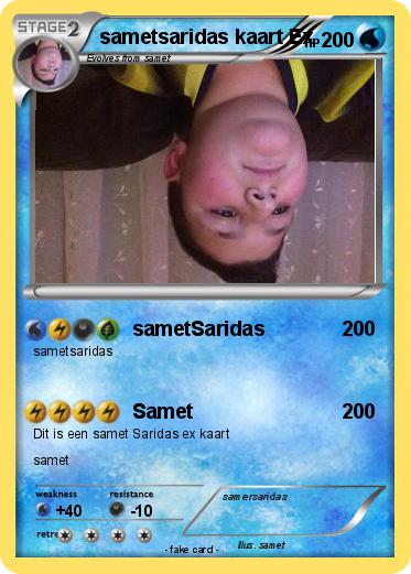 Pokemon sametsaridas kaart Ex