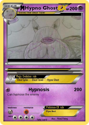 Pokemon Hypno Ghost