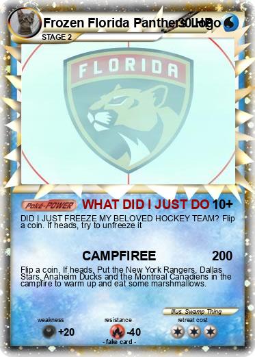 Pokemon Frozen Florida Panthers Logo