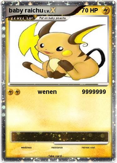 Pokemon baby raichu