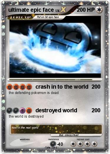 Pokemon ultimate epic face