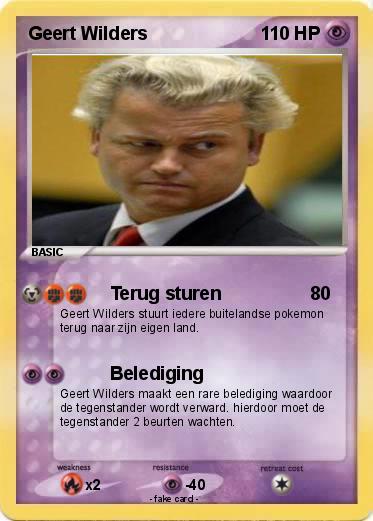 Pokemon Geert Wilders