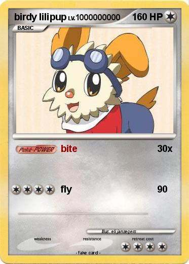 Pokemon birdy lilipup