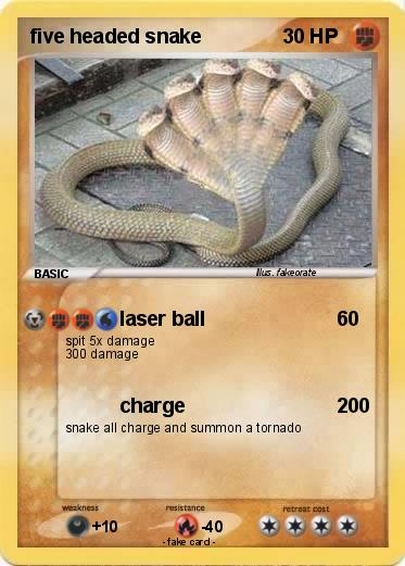 Pokemon five headed snake