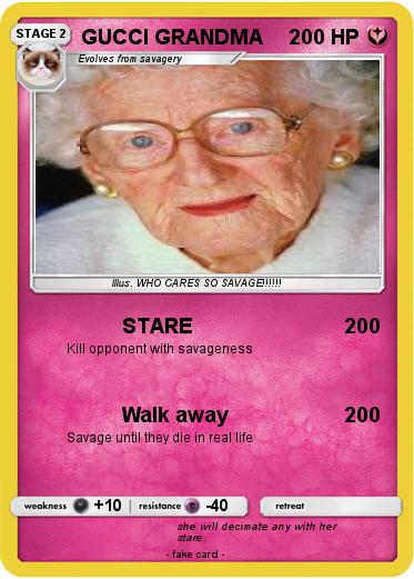 Pokemon GUCCI GRANDMA