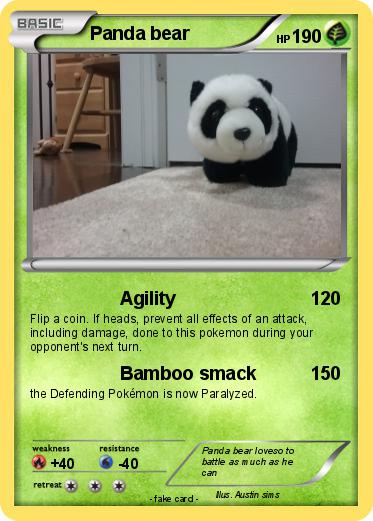 Pokemon Panda bear