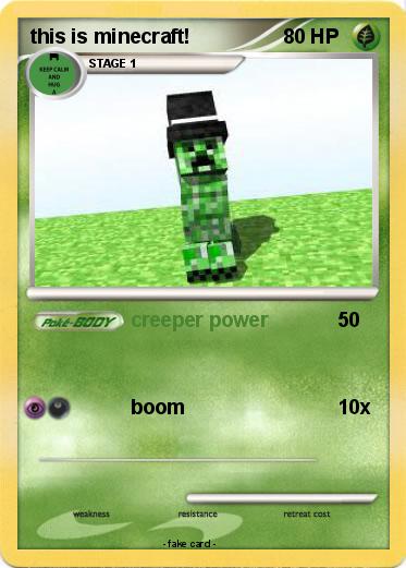 Pokemon this is minecraft!