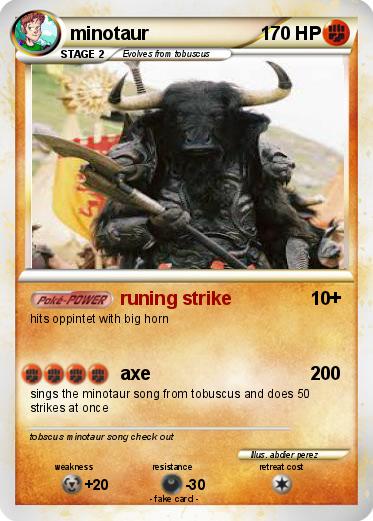 Pokemon minotaur