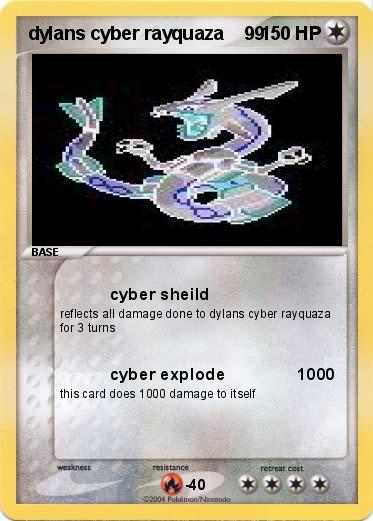 Pokemon dylans cyber rayquaza    99
