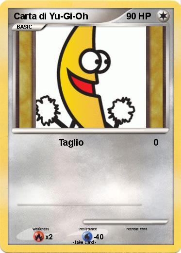 Pokemon Carta di Yu-Gi-Oh