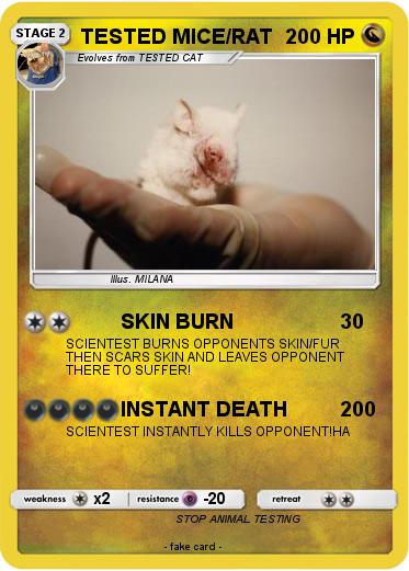 Pokemon TESTED MICE/RAT