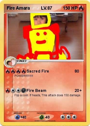 Pokemon Fire Amara         LV.87
