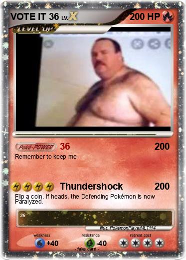 Pokemon VOTE IT 36