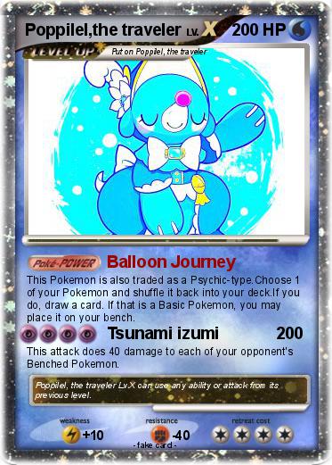 Pokemon Poppilel,the traveler