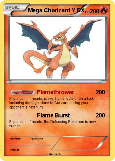 Pokemon Mega Charizard Y EX