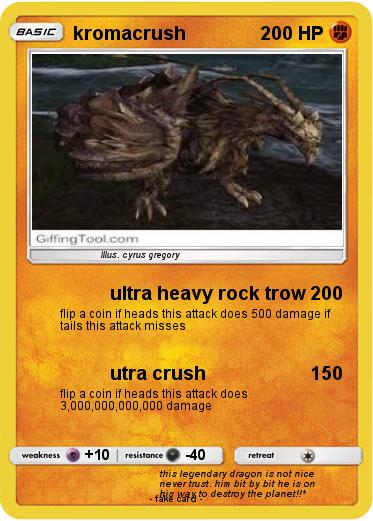 Pokemon kromacrush