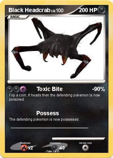 Pokemon Black Headcrab