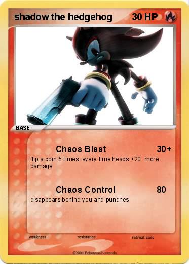 Pokemon shadow the hedgehog