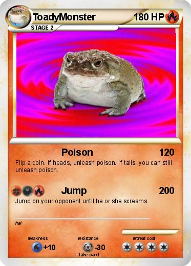 Pokemon ToadyMonster
