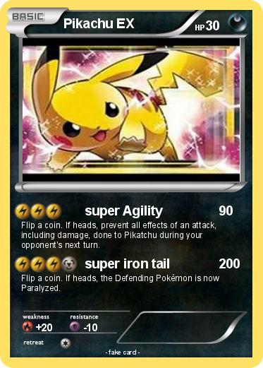Pokemon Pikachu EX