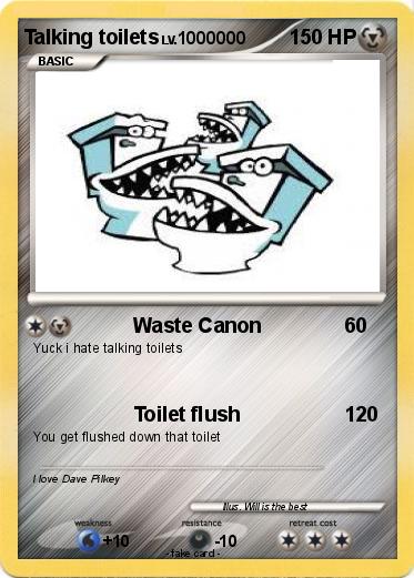 Pokemon Talking toilets
