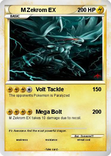 Pokemon M Zekrom EX