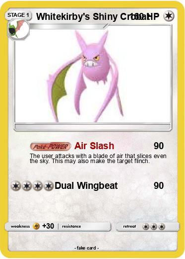 Pokemon Whitekirby's Shiny Crobat