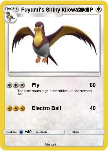 Pokemon Fuyumi's Shiny kilowattrel