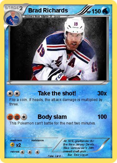 Pokemon Brad Richards