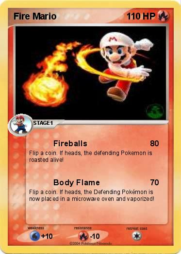Pokemon Fire Mario