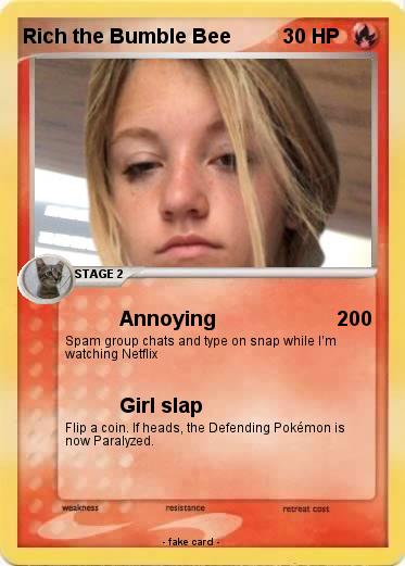 Pokemon Rich the Bumble Bee