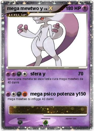 Pokemon mega mewtwo y