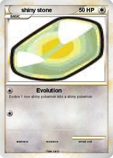 Pokemon shiny stone