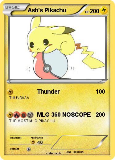 Pokemon Ash's Pikachu
