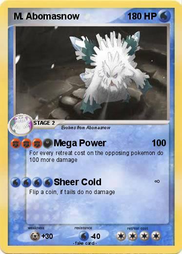 Pokemon M. Abomasnow