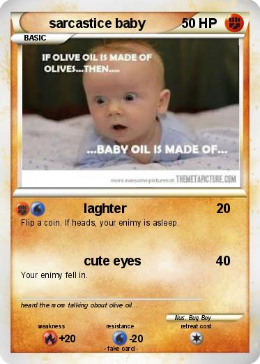 Pokemon sarcastice baby