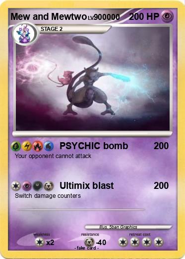 Pokemon Mew and Mewtwo