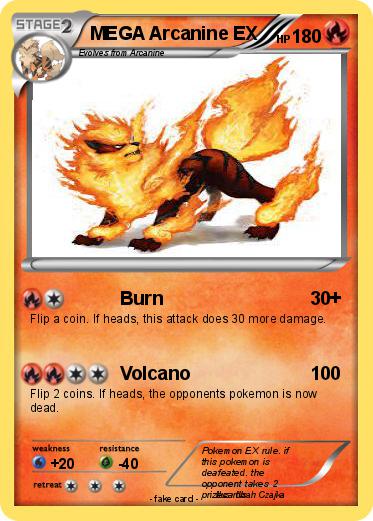 Pokemon MEGA Arcanine EX